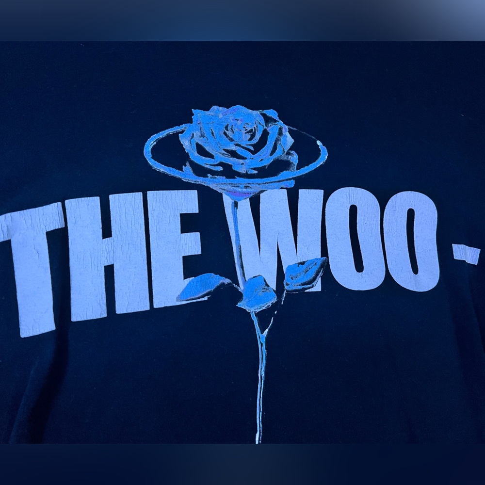 Vlone X Pop Smoke Black “ The Woo”  shirt.